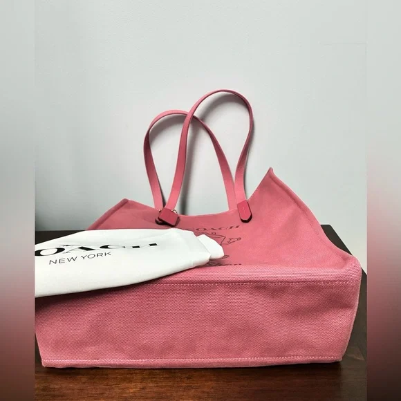 Coach Coffee Shop Tote Limited Edition Pink - Picture 3 of 7